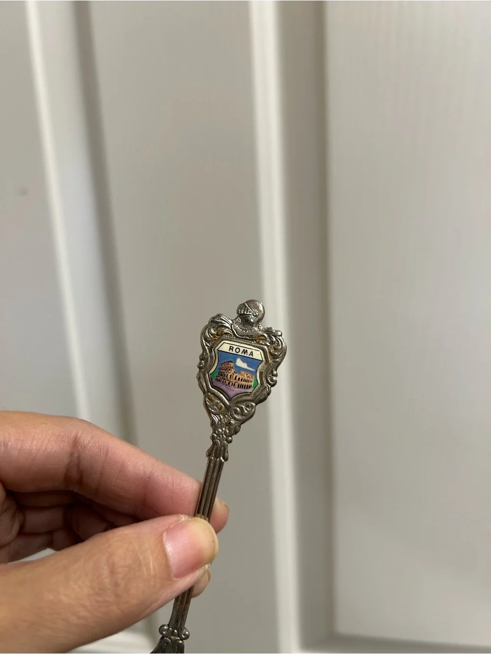 Vintage Silver Decorative Rome Souvenir Spoon